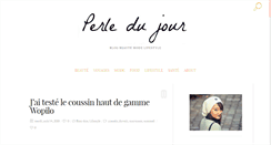 Desktop Screenshot of perledujour.com