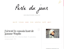 Tablet Screenshot of perledujour.com